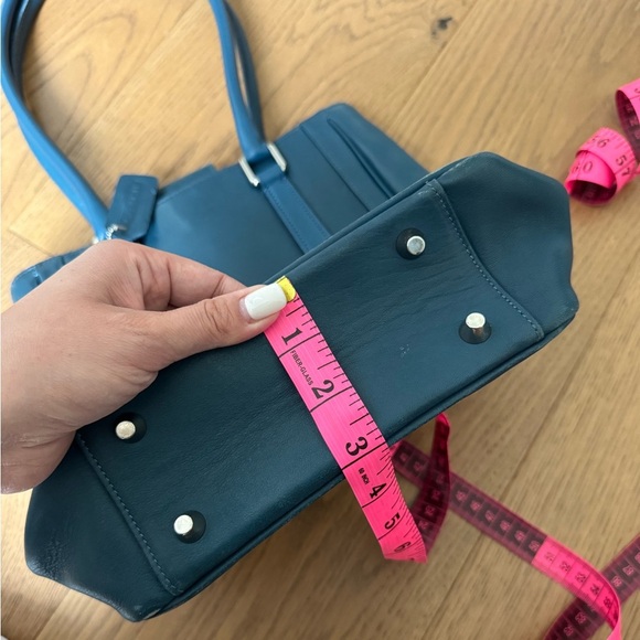 Coach Vintage Legacy Tote Bag – Teal Blue Leather - Bonnie Cashin - Picture 13 of 13